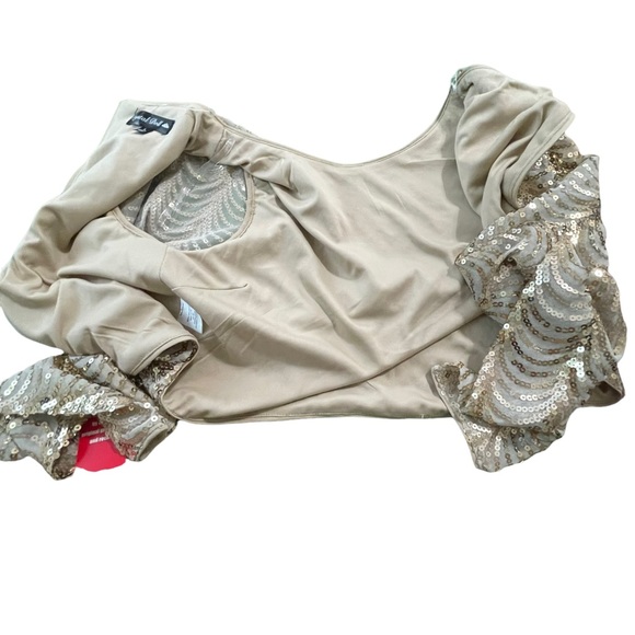 Crystal Doll size Large Juniors' Sequin-Pattern Top & Skirt NWOT - Picture 8 of 11